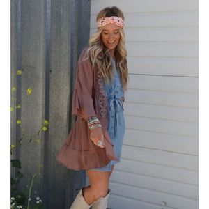 Ruffle Me Up Kimono